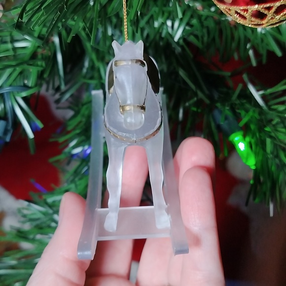 Rocking Horse Christmas Ornament - Picture 4 of 6